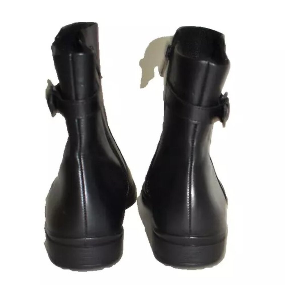 New! ECCO Touch 15 Buckle Hydromax Boot Black Full Grain Leather 10-10.5 DD324A - Picture 5 of 6